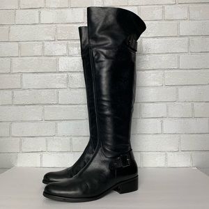 SCHUTZ Black Over the Knee Boots